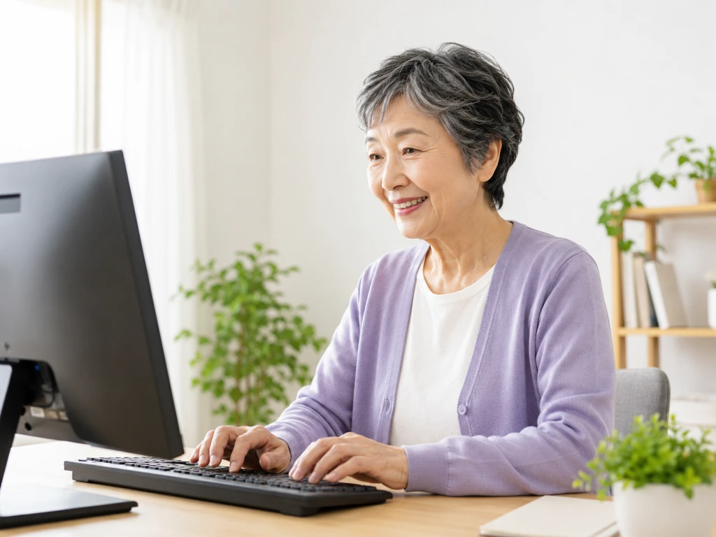 【さらに】50歳以上の方に、タイピングソフトプレゼント！