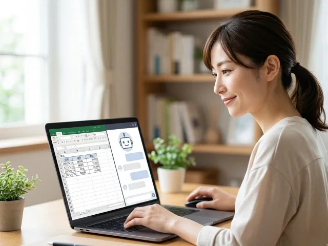 エクセルが苦手でも、ChatGPTとなら進められる！