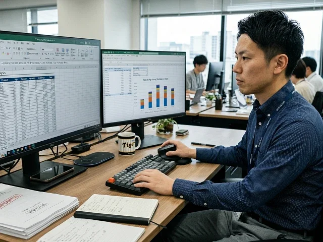 関数・集計・整理を、仕事で使える形で学べる！